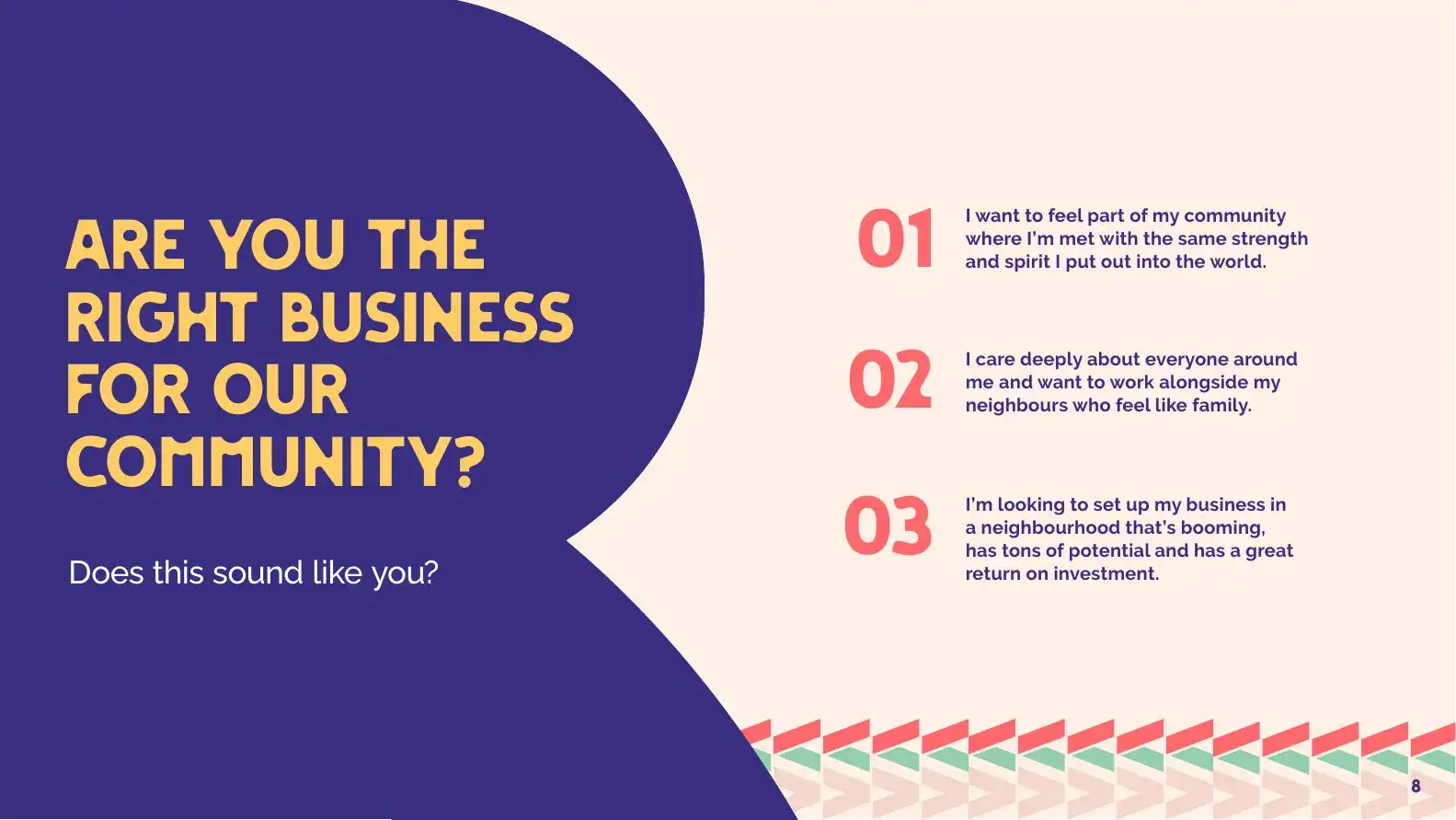 Are you the right business for our community?