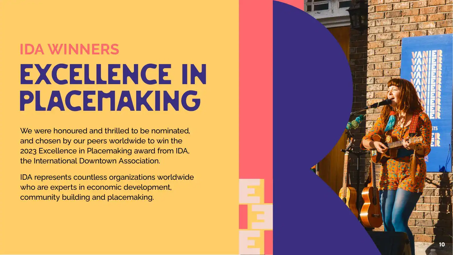 IDA Excellence in Placemaking award